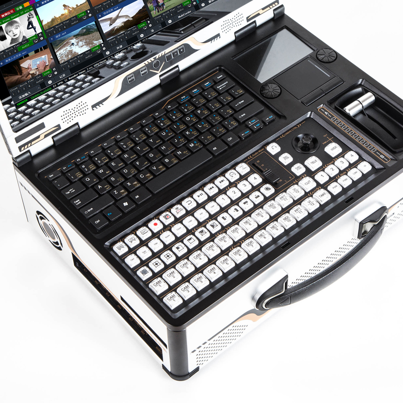 Tystvideovideo Guide All-in-One Machine Live Broadcast 17,3 inch Mating Screen met Vmix Switcher