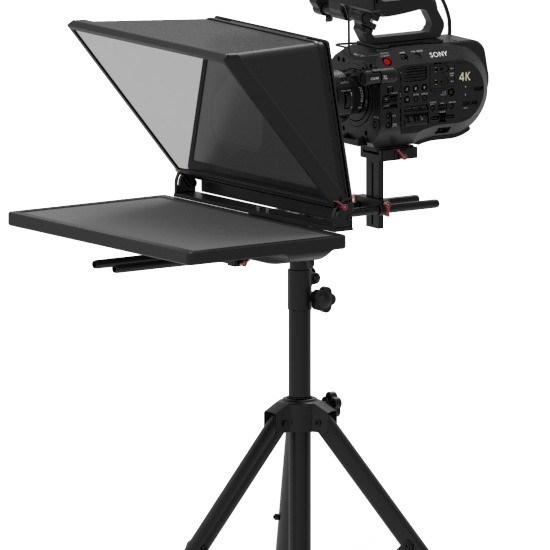 TS200 Teleprompter 20 inch Single Monitor Studio Autocue met verstelbare houder