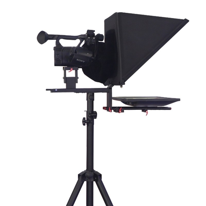 Teleprompter voor TV-uitrusting